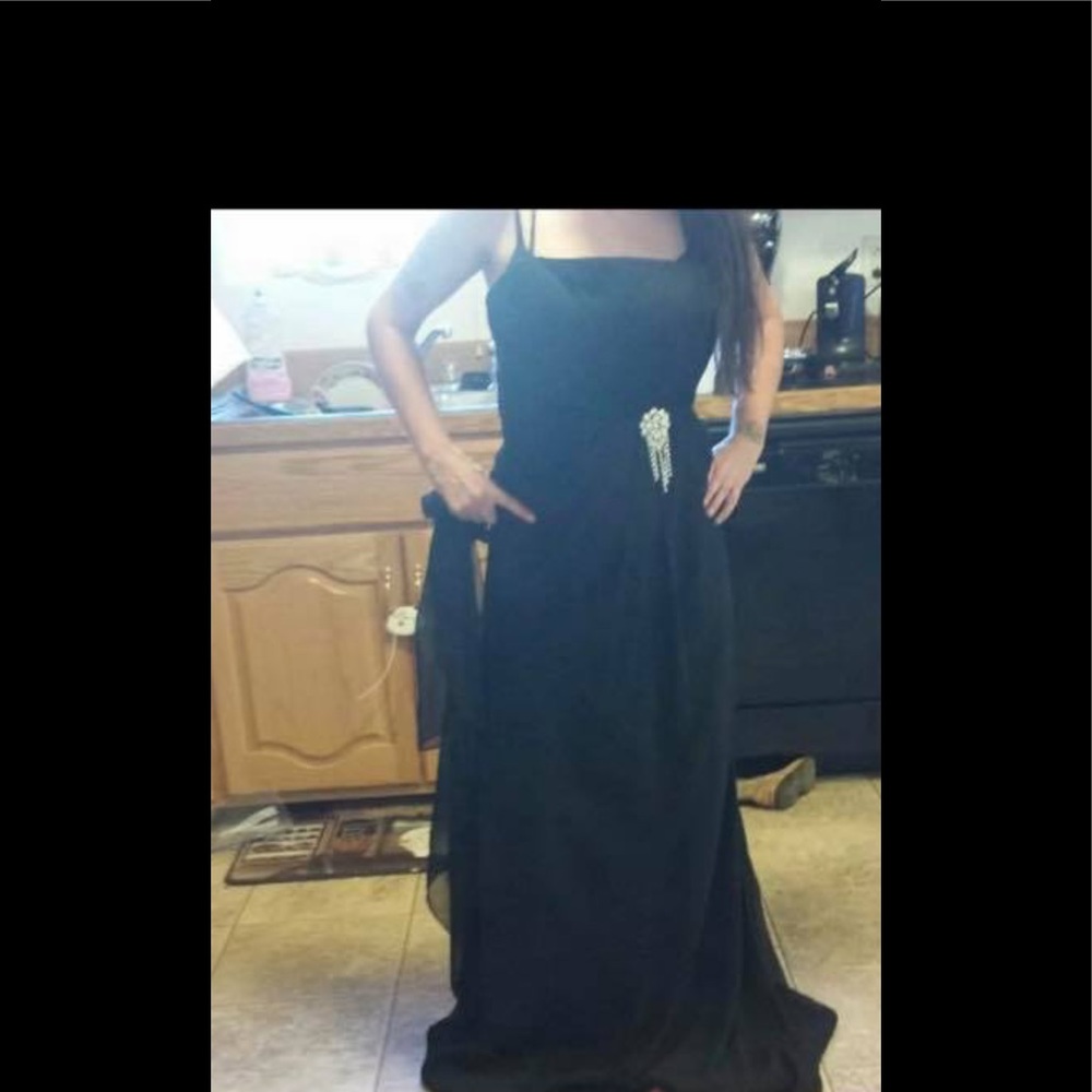 Woman’s Black gorgeous dress
